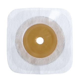CONVATEC ESTEEM SYNERGY ADHESIVE COUPLING WITH SKIN BARRIER - Adhesive Coupling, Stomahesive Skin Barrier with White Collar, Cut-to-Fit Opening, White, 1 7/8" Stoma Opening, 4 1/2" x 4 1/2", 10/bx | Quantity - 1x BX