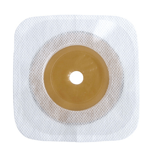 CONVATEC ESTEEM SYNERGY ADHESIVE COUPLING WITH SKIN BARRIER - Adhesive Coupling, Stomahesive Skin Barrier with White Collar, Cut-to-Fit Opening, White, 1 7/8" Stoma Opening, 4 1/2" x 4 1/2", 10/bx | Quantity - 1x BX