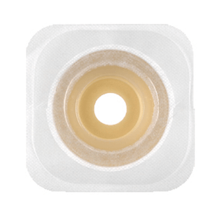 CONVATEC ESTEEM SYNERGY ADHESIVE COUPLING WITH SKIN BARRIER - Adhesive Coupling, Pre-Cut, Stomahesive Skin Barrier with Tape Collar, White, 5/8" Stoma Opening, 4" x 4", 10/bx (Continental US Only) | Quantity - 1x BX