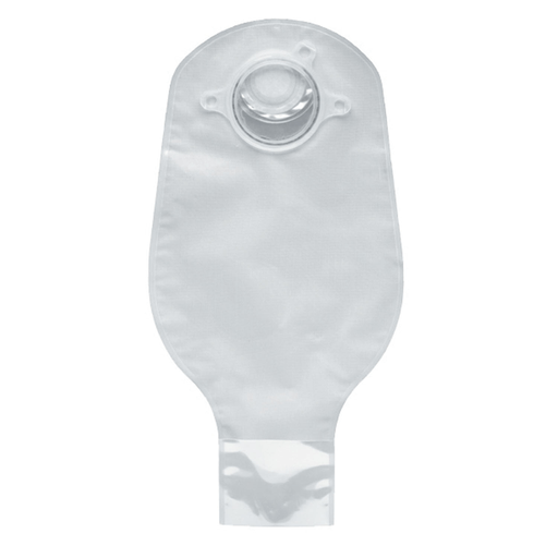CONVATEC NATURA TWO-PIECE DRAINABLE POUCH - Drainable Pouch, 2-Piece, 12", 1-Sided Comfort Panel, Tail Clip, Filter, Transparent, 1 1/2" Flange, 10/bx (Continental US Only) | Quantity - 1x BX