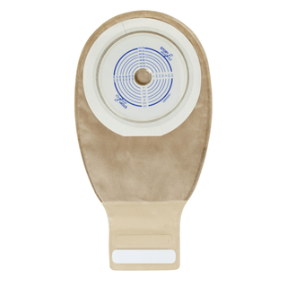 CONVATEC ESTEEM + ONE-PIECE DRAINABLE POUCH - Drainable Pouch, 12", 2-Sided Comfort Panel, Cut-to-Fit Modified Durahesive Plus Skin Barrier, InvisiClose Tail Closure, Filter, Tan, 3/4" - 2 1/2" Stoma, 10/bx (Continental US Only) | Quantity - 1x BX