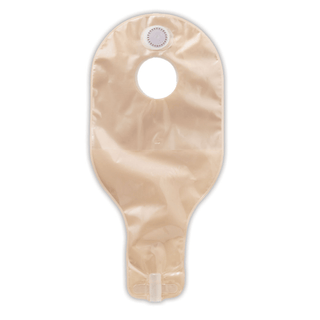CONVATEC SUR-FIT NATURA TWO-PIECE HIGH OUTPUT POUCH - High Output Pouch, 14", 1-Sided Comfort Panel, Anti-Reflux Valve, Replaceable Filter, Outlet with Spout and Cap, Transparent, 1 3/4" Flange, 5/bx (Continental US Only) | Quantity - 1x BX