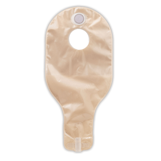 CONVATEC SUR-FIT NATURA TWO-PIECE HIGH OUTPUT POUCH - High Output Pouch, 14", 1-Sided Comfort Panel, Anti-Reflux Valve, Replaceable Filter, Outlet with Spout and Cap, Transparent, 1 3/4" Flange, 5/bx (Continental US Only) | Quantity - 1x BX