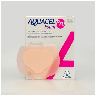 CONVATEC AQUACEL DRESSINGS - Foam Pro Dressing, Adhesive, Sacral, 5" x 6 3/4", 5/bx (Continental US Only) | Quantity - 1x BX