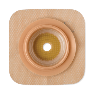 CONVATEC NATURA CUT-TO-FIT ACCORDION FLANGE - Stomahesive Skin Barrier with Acrylic Collar, 1 3/4" Flange, Tan, 1/2" - 13/16" Stoma Opening, 10/bx | Quantity - 1x BX