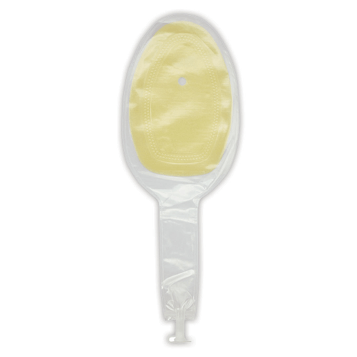 CONVATEC EAKIN FISTULA AND WOUND POUCH - Wound Pouch, 6.9" x 4.3", Remote Drainage Attachment, Tap Closure, Transparent, 10/bx | Quantity - 1x BX