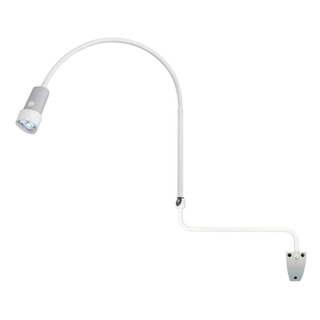 HALUX N30-1 P SH Exam Light, 8W, 4400K, GOOSENECK, Dimmable, Rear Mount, Wall Mount, EXT Arm | Quantity - 1x EA