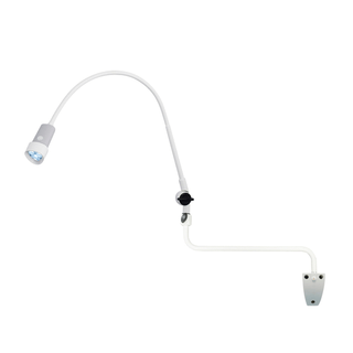 HALUX N30 -1 P SGH Exam Light, 8W, 4400K, GOOSENECK, BASE JOINT, Dimmable, Rear Mount, Wall Mount, EXT Arm | Quantity - 1x EA