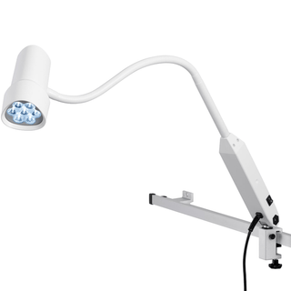 HALUX LED N50 Exam Light-3 P SX, Color Changing, Dimming, Gooseneck - Rail Mount | Quantity - 1x EA