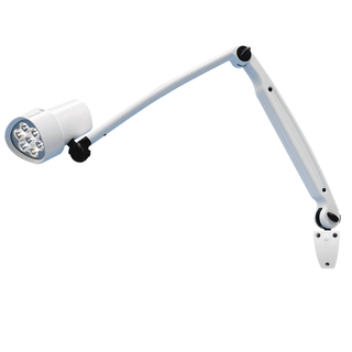 HALUX LED N50 Exam Light-3 P FX, Color Change, Dimming, Double Arm - Wall Mount | Quantity - 1x EA