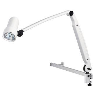 HALUX LED N50 Exam Light-3 P FX, Color Change, Dimming, Double Arm - Rail Mount | Quantity - 1x EA