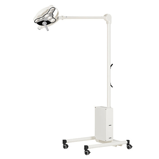 TRIANGO LED 80-1 F Minor Procedure Light, battery, 80,000 lux/1M, 4500K, CRI>95, continuous dimming. With roller stand. | Quantity - 1x EA