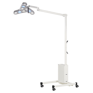 TRIANGO LED 100-3 F Minor Procedure Light, battery, 100,000 lux/1M, color change - 3700K, 4300K and 4700K, CRI>96, four dimming levels. With roller stand. | Quantity - 1x EA