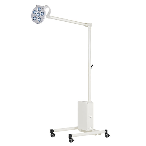 TRIANGO LED 60-1 F Minor Procedure Light, battery, 60,000 lux/1M, 4700K, CRI>93, stepless dimming. With roller stand. | Quantity - 1x EA