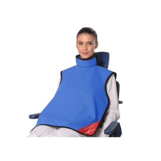 3D DENTAL VISIONARY ADULT LEAD X-RAY APRONS - Lead Apron Adult W/Collar Blue (DROP SHIP ONLY) | Quantity - 1x EA