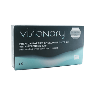 3D DENTAL VISIONARY PREMIUM BARRIER ENVELOPES - Barrier Envelope w/Extended Tab, OPT Style, Size #2, 250/bx | Quantity - 1x BX