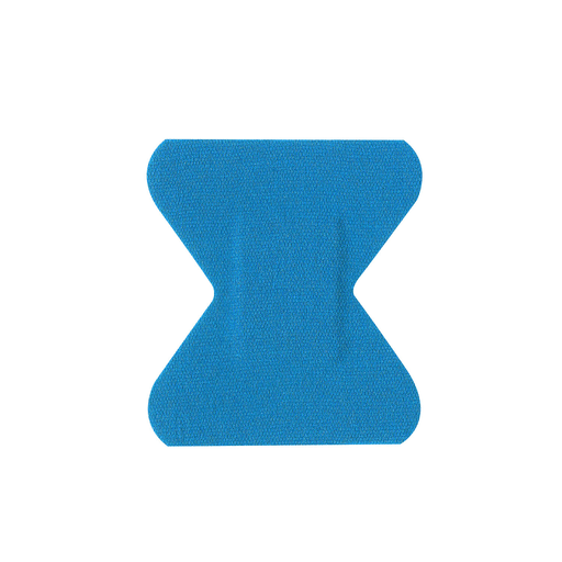 DUKAL BLUE METAL DETECTABLE ADHESIVE BANDAGESAdhesive, Bandage, Lightweight, Fabric, Metal Detectable, 1-3/4" x 2", Sterile, Bulk, 2400/cs | Quantity - 1x CS