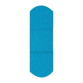 DUKAL BLUE METAL DETECTABLE ADHESIVE BANDAGES - Adhesive Bandage, 1" x 3", Lightweight, Fabric, Metal Detectable, Sterile, 50/bx, 24 bx/cs | Quantity - 1x CS