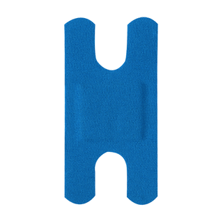 DUKAL BLUE METAL DETECTABLE ADHESIVE BANDAGES - Adhesive Bandage, " x 4 11/16", Fabric, Metal Detectable, Wrap Around, Sterile, 150/try, 10 try/cs | Quantity - 1x CS