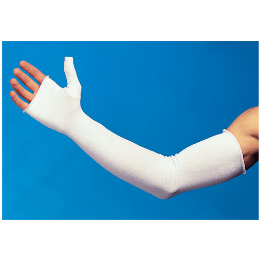 GENTELL GLENSLEEVE II ARM & LEG PROTECTORS - Hand-Wrist-Thumb-Arm Protector, White, 18"L x 3"W, 12 pr/cs | Quantity - 1x CS