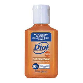 DIAL GOLD ANTIMICROBIAL LIQUID HAND SOAP - Gold Liquid Hand Soap, Antimicrobial, 2 oz Refill, 144/cs | Quantity - 1x CS