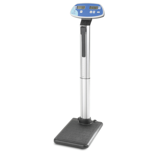 DORAN DIGITAL PHYSICIAN'S SCALE - Digital Beam Scale, Height Rod, 500 lbs/ 200 kg, Platform: 15" x 13" x 2" (090833) | Quantity - 1x EA