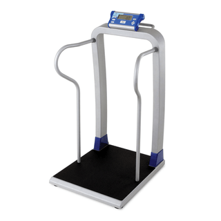 DORAN HANDRAIL SCALE - Handrail Scale, BMI Calculator, 1000 lbs/ 454 kg, Platform: 25" x 29" x 46" | Quantity - 1x EA