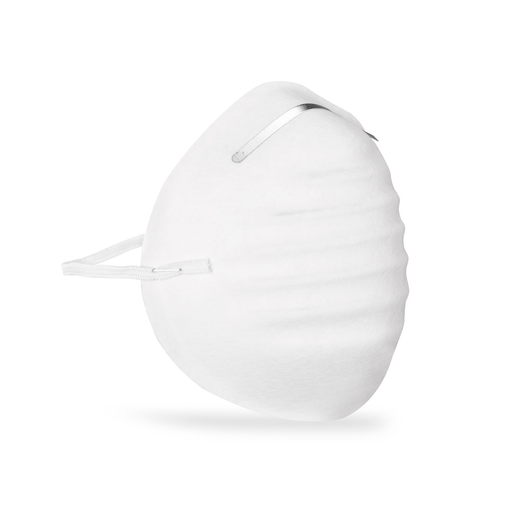DUKAL SURGICAL FACE MASKS - Face Mask, Coned Shaped, White, 50/bx, 20 bx/cs | Quantity - 1x CS
