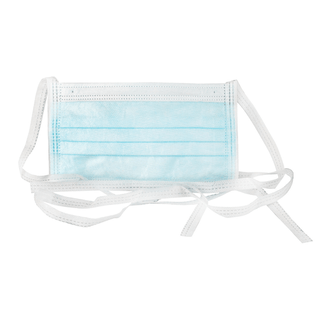 DUKAL SURGICAL FACE MASKS - Surgical Face Mask, Tie, 3-Ply, Blue, 50/bx, 6 bx/cs (90 cs/plt) | Quantity - 1x CS