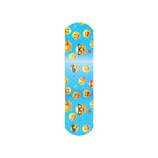 DUKAL STAT STRIP ADHESIVE BANDAGESStat Strip Adhesive Bandage, Emoji Design, " x 3", 100/bx, 12 bx/cs | Quantity - 1x CS