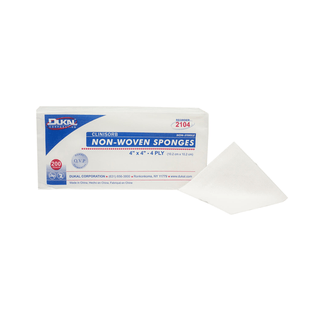 DUKAL CLINISORB NON-WOVEN SPONGES - Clinisorb Non-Woven Sponge, 4" x 4", 4-Ply, Non-Sterile, 200/bg, 10 bg/cs (44 cs/plt) | Quantity - 1x CS