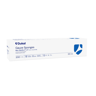 DUKAL WOVEN COTTON GAUZE SPONGES - Gauze Sponge, 2" x 2", Non-Sterile, 12-Ply, 200/bg, 40 bg/cs | Quantity - 1x CS