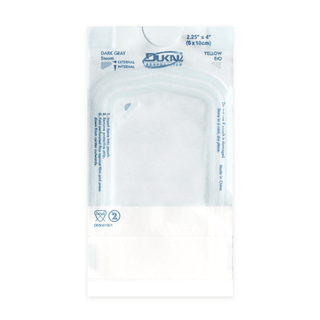 DUKAL STERILIZATION POUCH - Sterilization Pouches, 2.25" x 4", 200/bx, 20 bx/cs (192 cs/plt) | Quantity - 1x CS