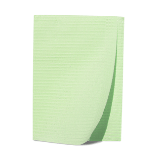 DUKAL PATIENT BIB - Patient Bibs, 2-Ply Tissue/ 1-Ply Poly, 13" x 18", White, 125/pk, 4 pk/cs (55 cs/plt) | Quantity - 1x CS