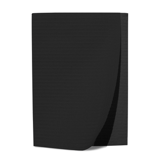 DUKAL PATIENT BIB - Patient Bibs, 2-Ply Tissue/ 1-Ply Poly, 13" x 18", Black, 125/pk, 4 pk/cs | Quantity - 1x CS