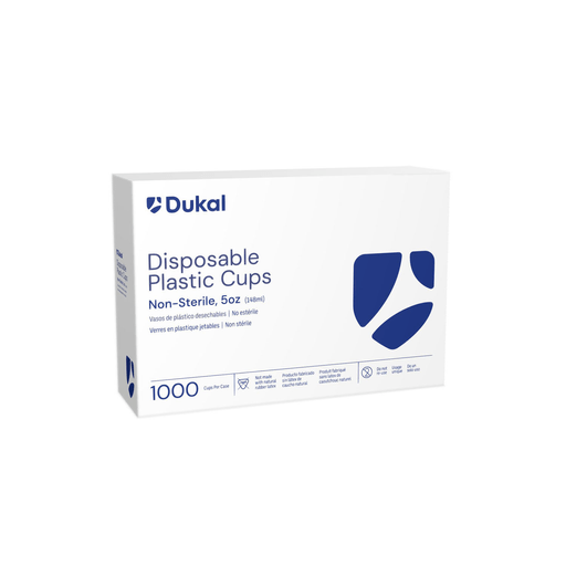 DUKAL DRINKING CUPSPlastic Drinking Cups, 5 oz., Yellow,  50/pk, 20 pk/cs (64 cs/plt) | Quantity - 1x CS