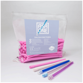 DUKAL UNIPACK EVACUATION PRODUCTS - Saliva Ejectors, Pink Body with Pink Tip, 100/bg, 10 bg/cs | Quantity - 1x CS