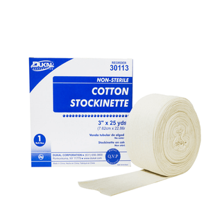 DUKAL COTTON STOCKINETTEStockinette, 3" x 25 yds, Cotton, 6 rl/cs | Quantity - 1x CS