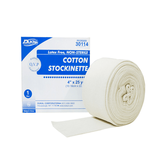 DUKAL COTTON STOCKINETTEStockinette, 4" x 25 yds, Cotton, 6 rl/cs | Quantity - 1x CS