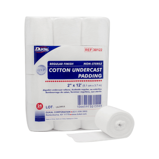 DUKAL UNDERCAST PADDINGCotton Undercast Padding, Regular Finish, 2" x 12ft, 24 rl/bg, 3 bg/cs | Quantity - 1x CS
