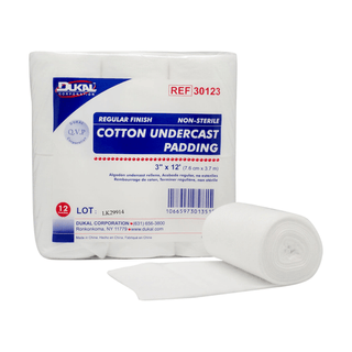 DUKAL UNDERCAST PADDINGCotton Undercast Padding, Regular Finish, 3" x 12ft, 12 rl/bg, 6 bg/cs | Quantity - 1x CS
