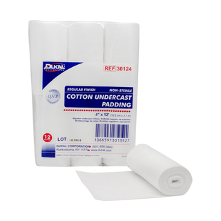 DUKAL UNDERCAST PADDINGCotton Undercast Padding, Regular Finish, 4" x 12ft, 12 rl/bg, 6 bg/cs | Quantity - 1x CS