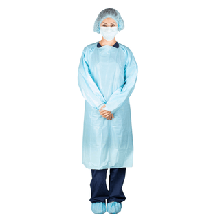 DUKAL PATIENT EXAM GOWNS - Protective Cover Gown, X-Large, Blue, 15/bg, 5 bg/cs | Quantity - 1x CS