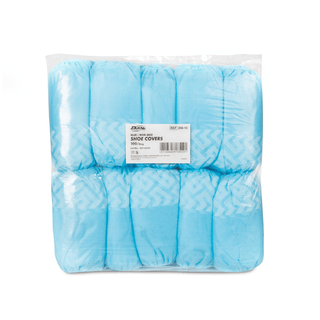 DUKAL SHOE COVERSShoe Covers, Non Skid, One Size Fits All, Blue, 100/bg, 10 bg/cs (40 cs/plt) | Quantity - 1x CS