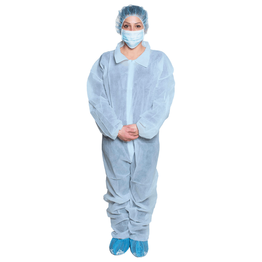 DUKAL COVERALLS - Coveralls, Blue, Size XL, Disposable, 5/bg, 5 bg/cs | Quantity - 1x CS