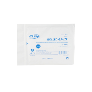 DUKAL ROLLED GAUZERolled Gauze, 3" x 5 yd, Sterile, 2-Ply, 1/pouch, 12/bg, 8 bg/cs | Quantity - 1x CS