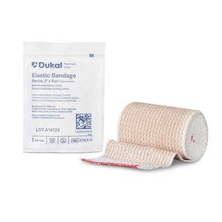 DUKAL ELASTIC BANDAGE - Premium Elastic Bandage, 2" x 5yd, Sterile, Latex-Free, 1/pk, 36 pk/cs | Quantity - 1x CS