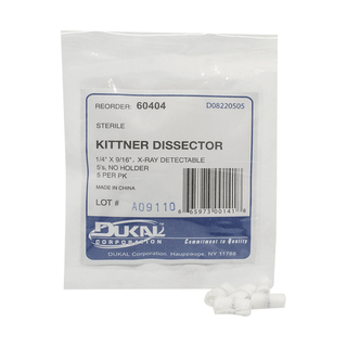 DUKAL KITTNER SPONGES - Kittner Dissectors, Sterile 5s, " x 0.56", No Holder, 5/pk, 40 pk/cs | Quantity - 1x CS