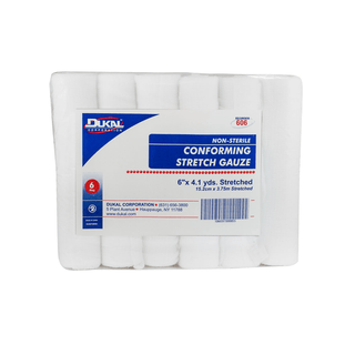 DUKAL CONFORMING STRETCH GAUZEStretch Gauze, 6" x 4.1 yd, Non-Sterile, 6/bg, 8 bg/cs | Quantity - 1x CS