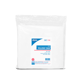 DUKAL DISPOSABLE LINENS - Pillowcase, 20" x 29", Fluid Resistant, White, Disposable, 25/bg, 4 bg/cs | Quantity - 1x CS